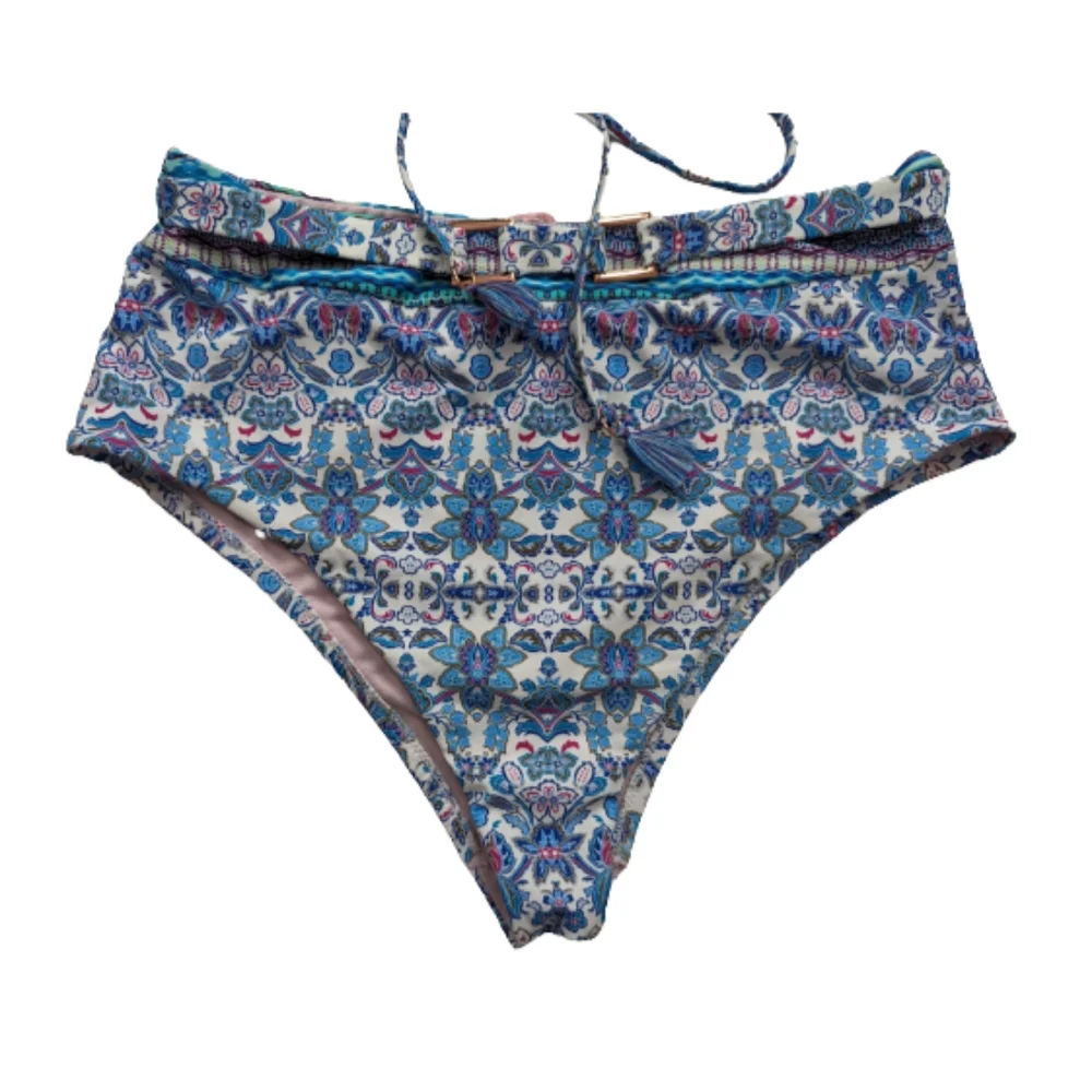 Nanette Lepore Iris Bralette High Waist Bikini 12
